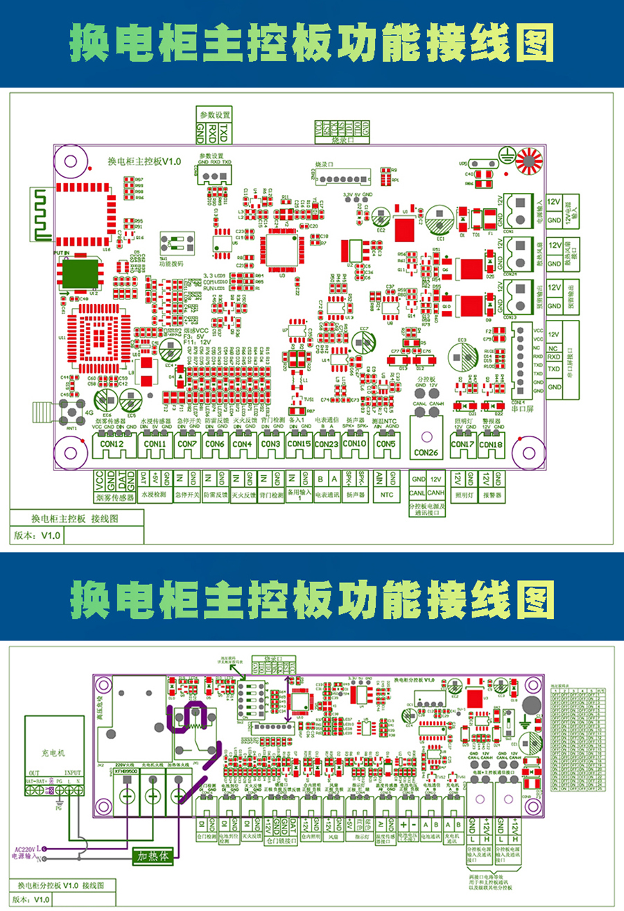 電瓶車共享電池換電柜主控板 現(xiàn)貨速發(fā) 支持定制開發(fā) 智能小程序